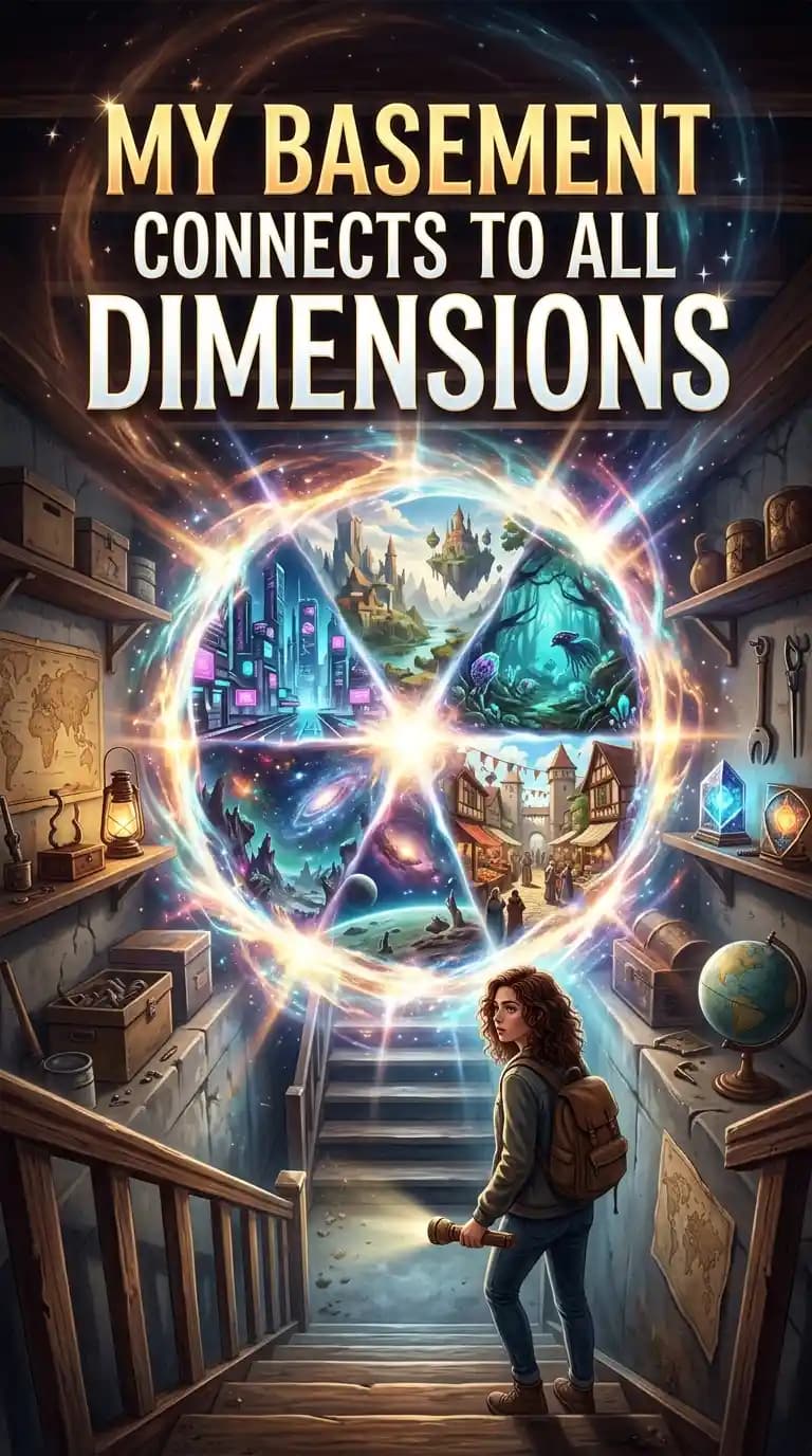 Cover of My basement connects to all dimensions